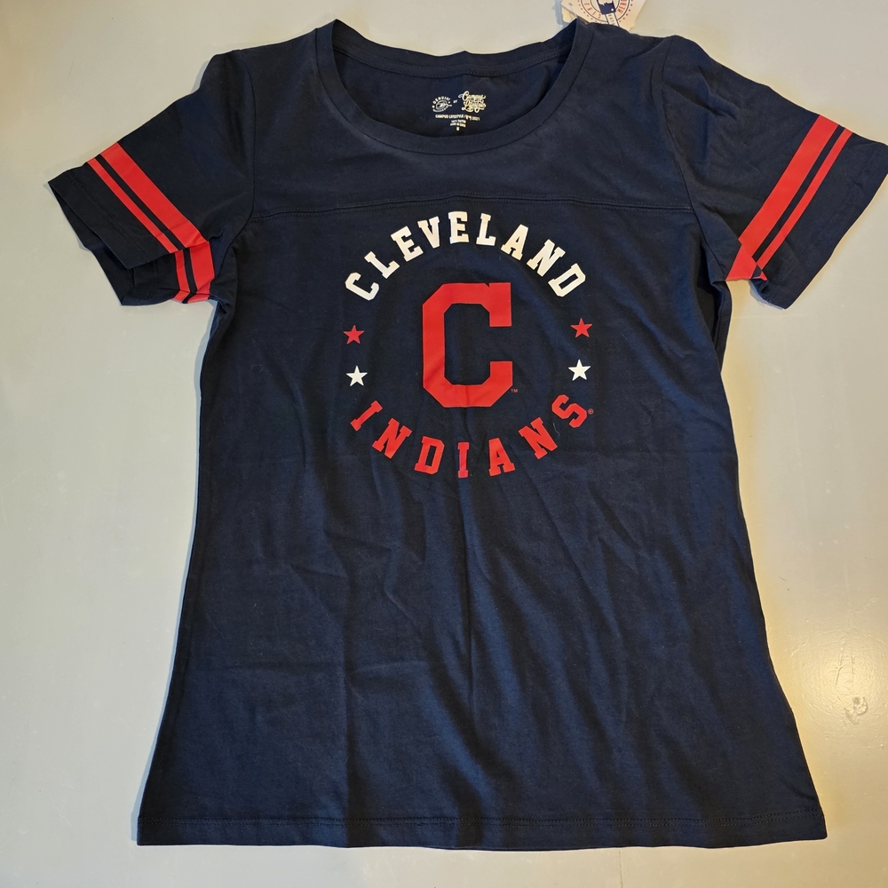 Cleveland‎ Indians "Campus Lifestyle" MLB Graphic T-Shirt Deadstock